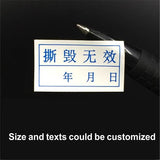 Custom Warranty Stickers, Destructible Tamper Evident Seal Stickers - fccprint
