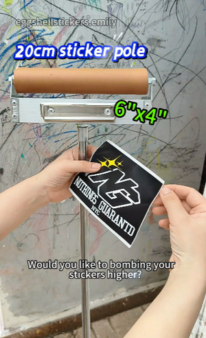 20cm roller extensionable sticker pole for bombing stickers higher #stickerpole