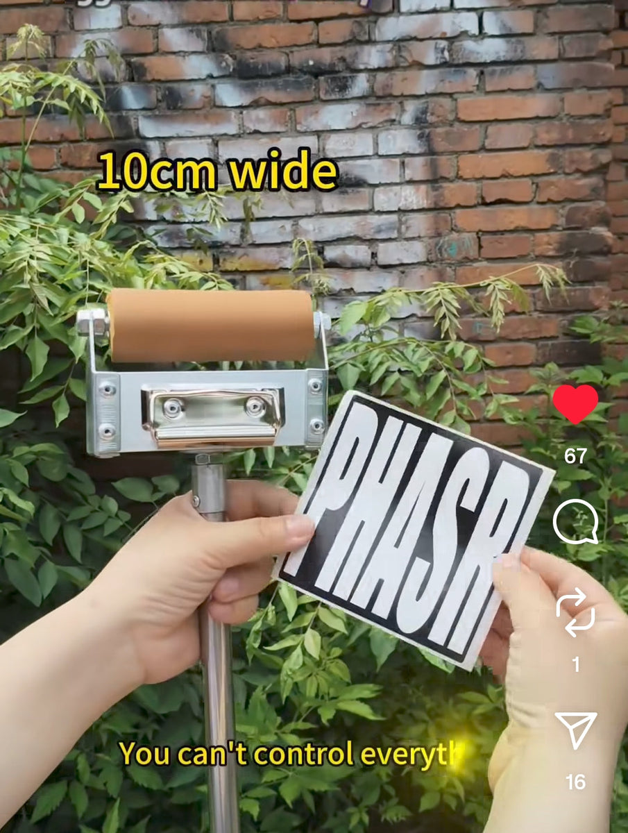 Roller extensionable sticker pole for bombing your stickers higher #eg ...
